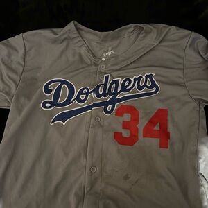 Dodgers Gray Jersey